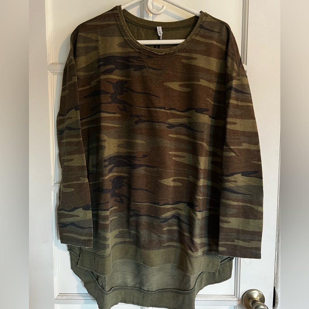 Z Supply cami long sleeve top.